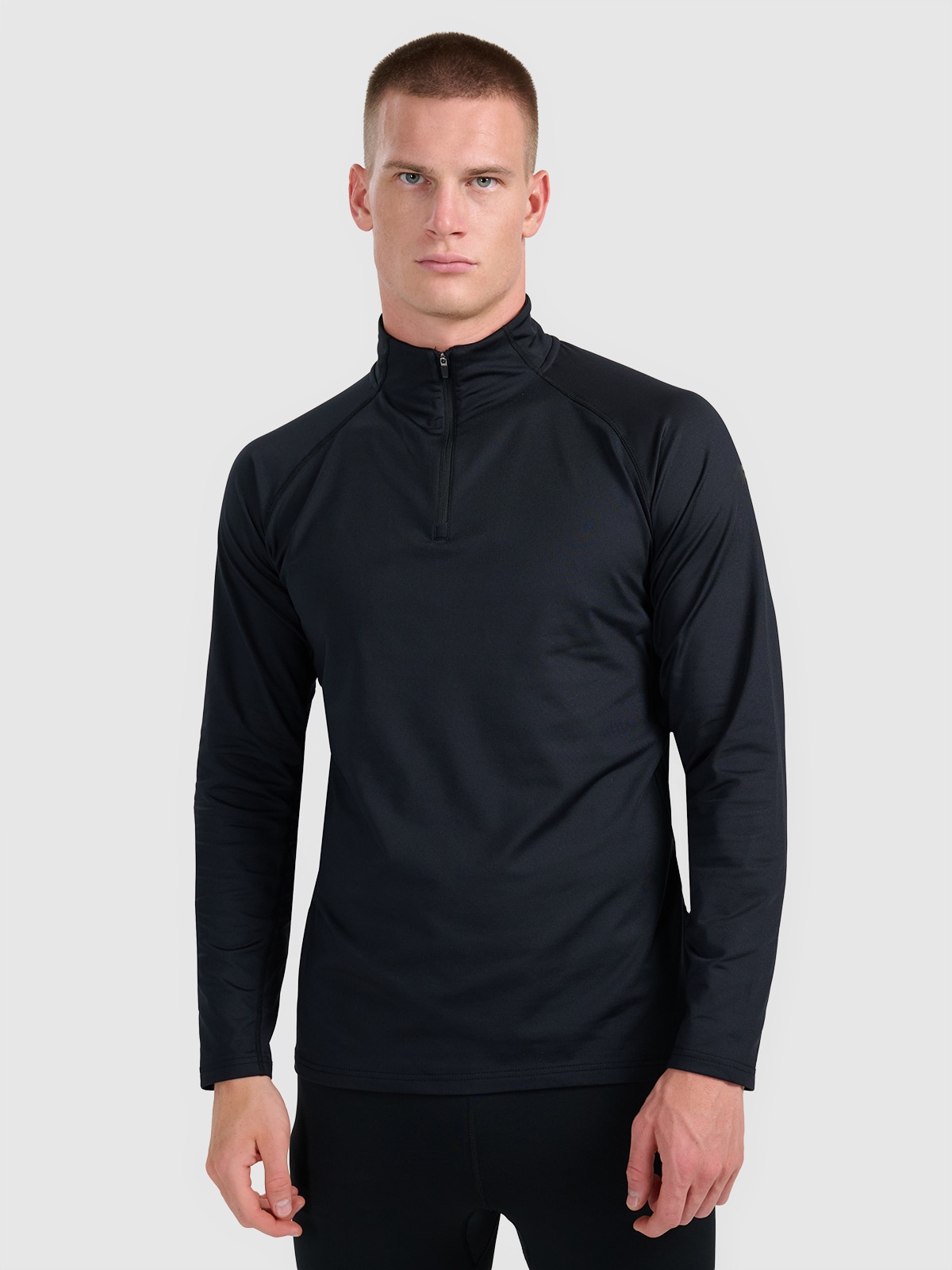 4F Bielizna termiczna ocieplana (góra) męska - czarna XXL