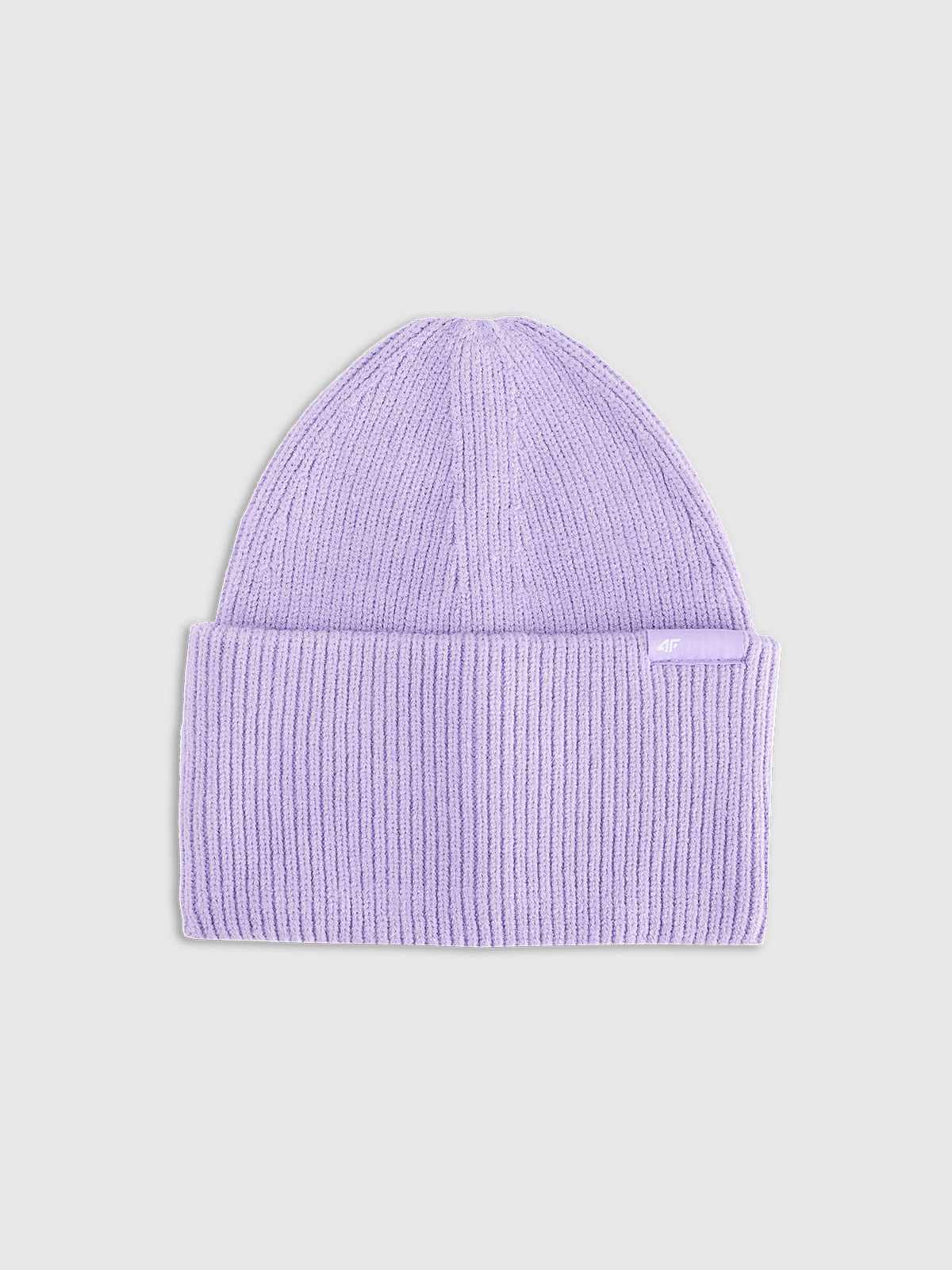 4F Czapka beanie uniseks - fioletowa Uniwersalny