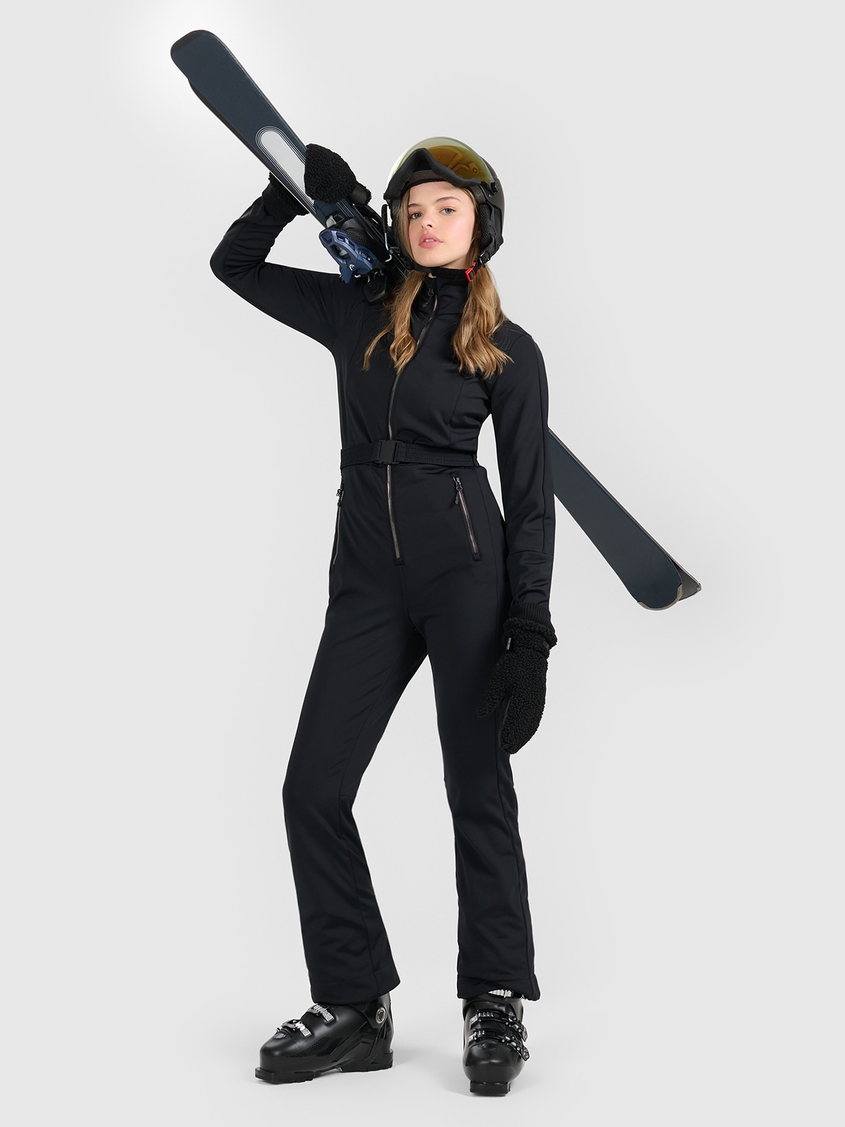 4F Kombinezon narciarski membrana 10000 damski - czarny XL
