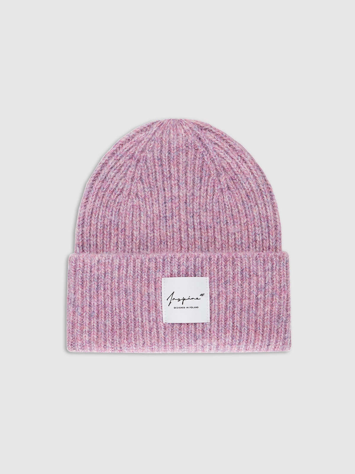 4F Czapka zimowa damska - różowa S