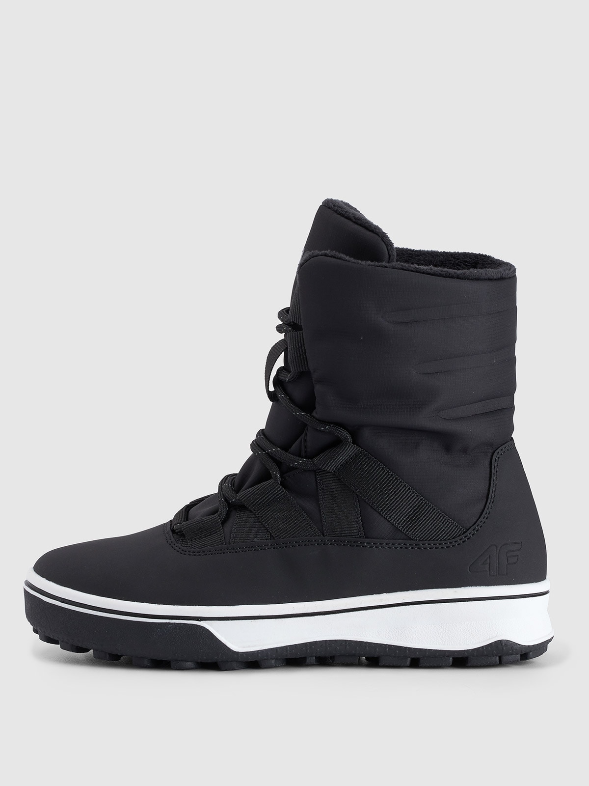 4F Buty zimowe śniegowce INUA chłopięce - czarne 33