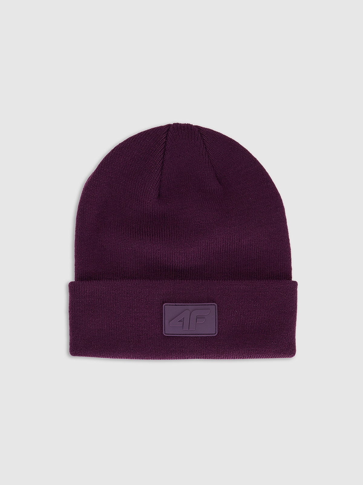 4F Czapka beanie uniseks - fioletowa Uniwersalny