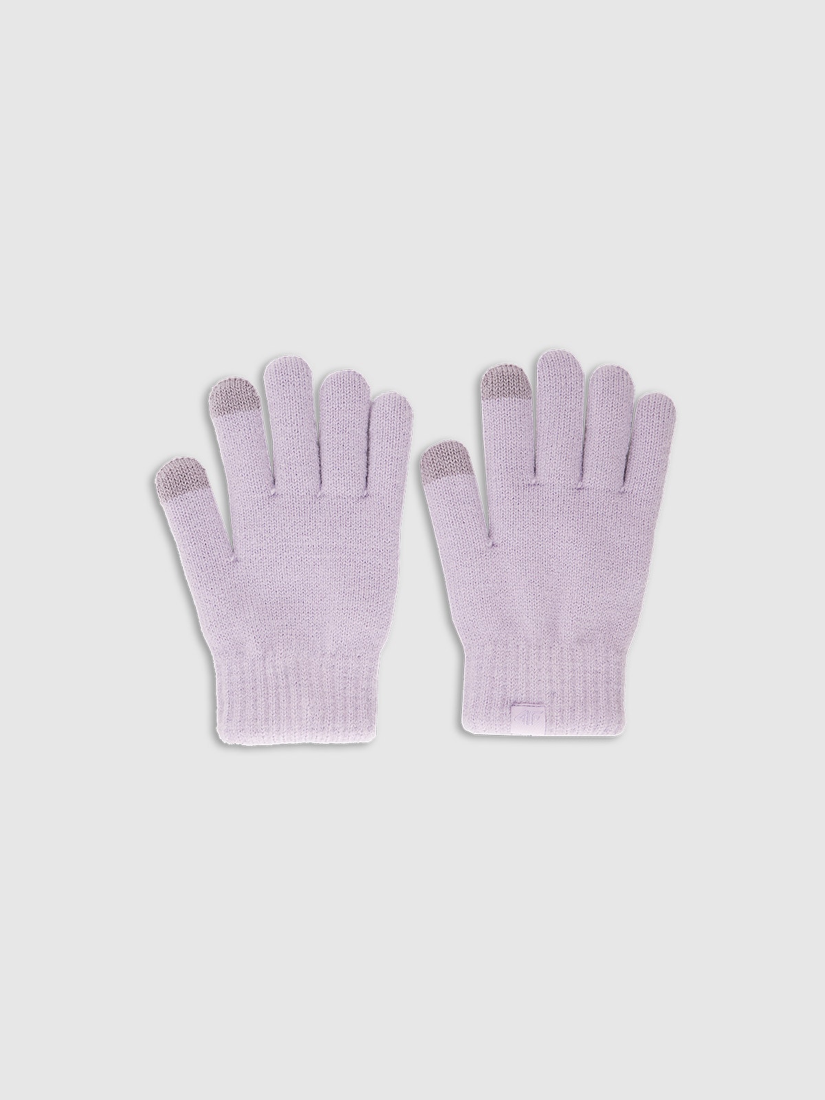 4F Rękawiczki dzianinowe Touch Screen dziecięce - fioletowe L/XL