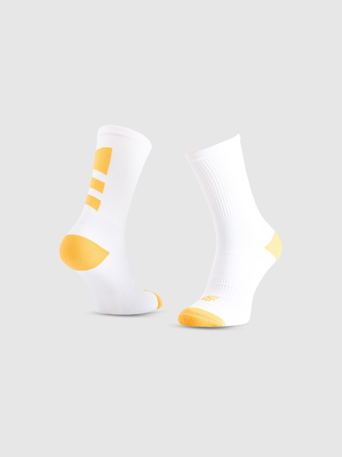 4F Skarpetki do biegania za kostkę damskie - białe 35-38