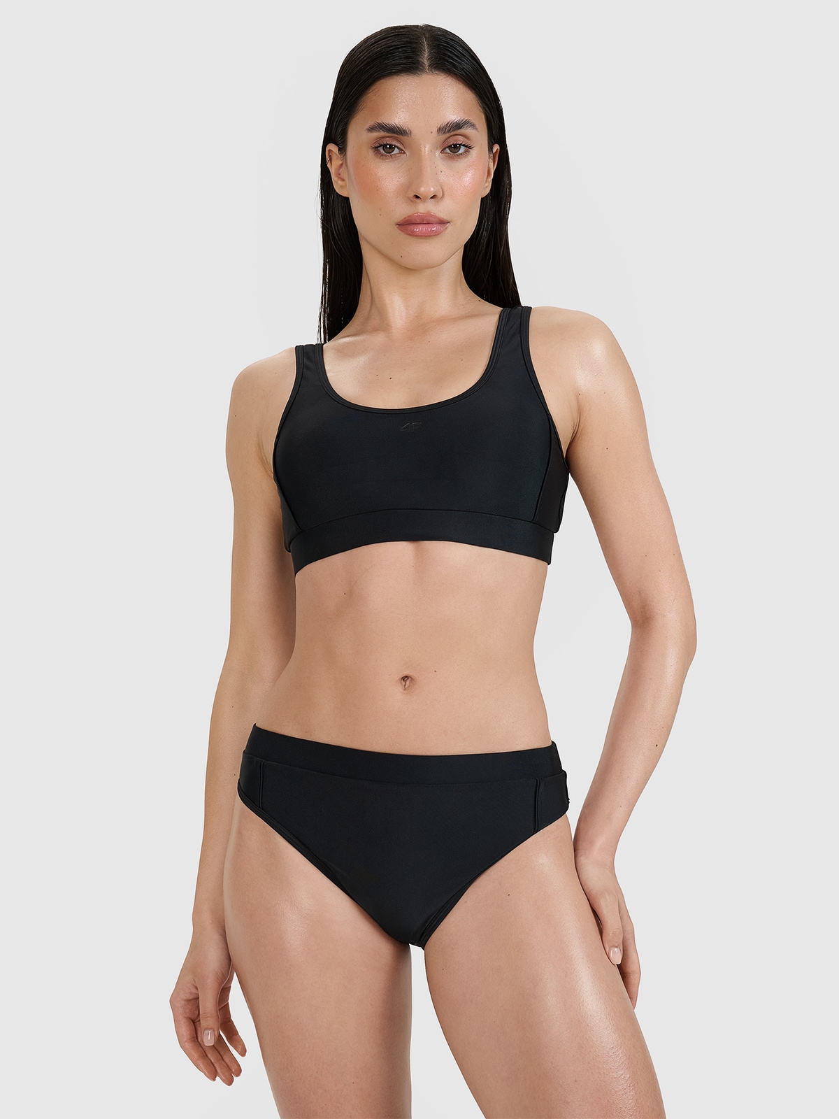 4F Góra od bikini damska - czarna L