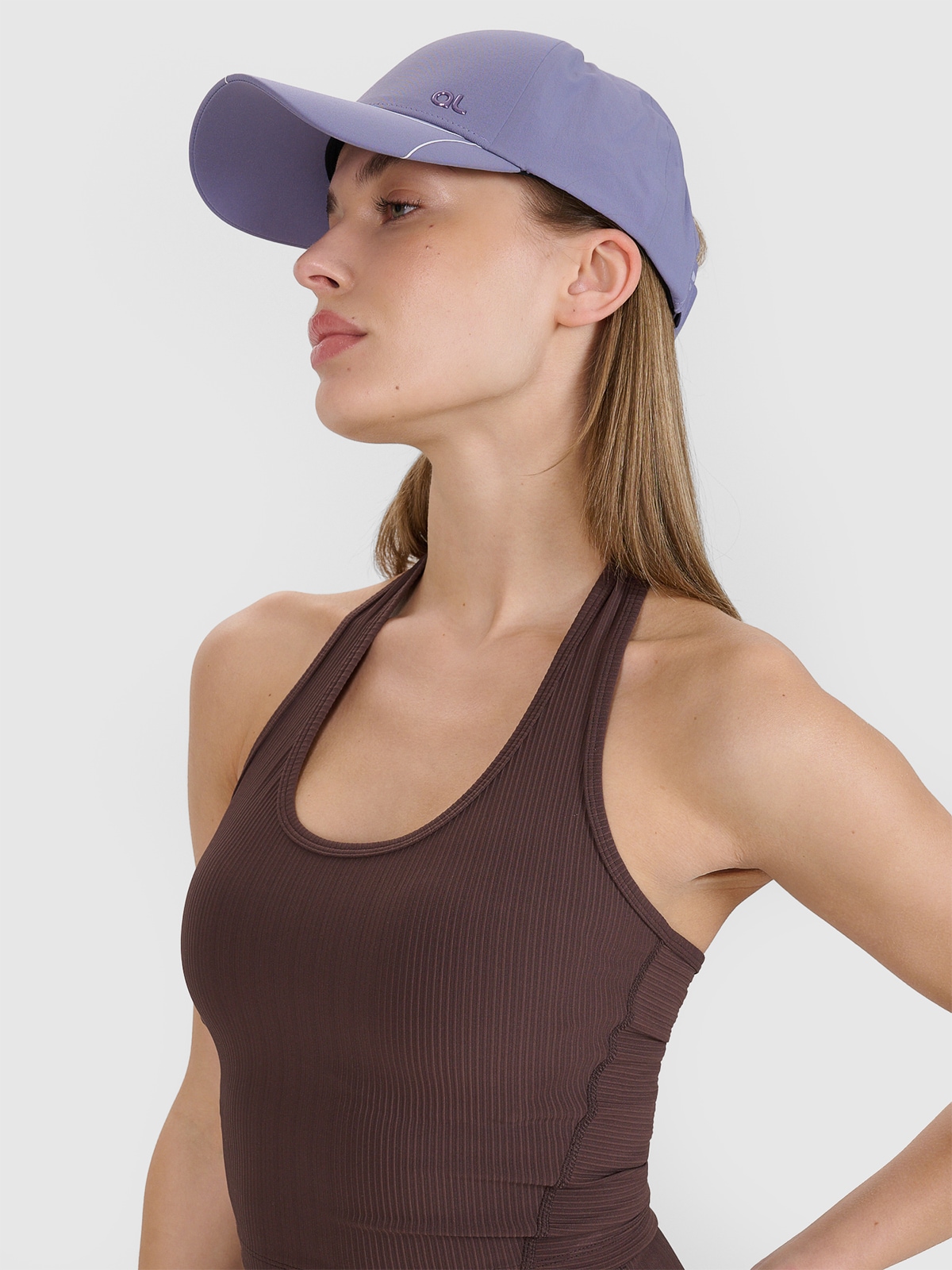 4F Czapka z daszkiem damska 4F x Anna Lewandowska - fioletowa Uniwersalny