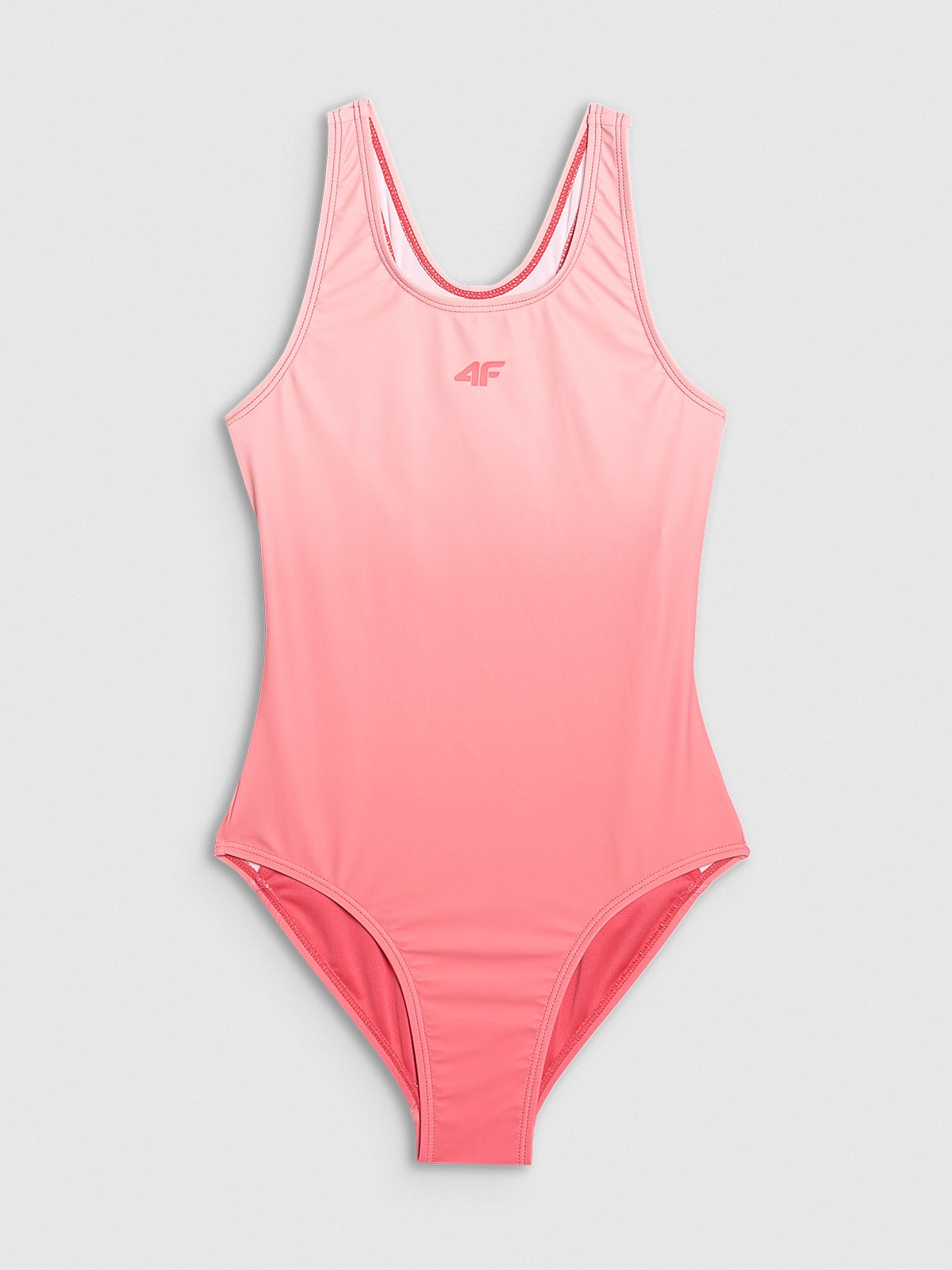 4F Kostium kąpielowy jednoczęściowy dziewczęcy - multikolor 134/140 (8-10 lat)