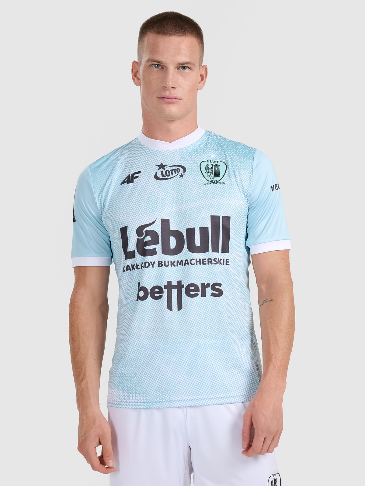 4F Koszulka klubowa wyjazdowa z sezonu 2025/26 męska 4F x Piast Gliwice - multikolor 3XL