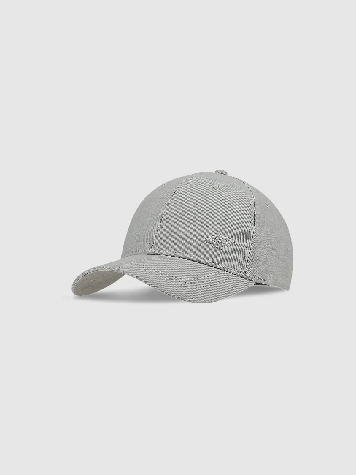 4F Czapka z daszkiem strapback uniseks - szara XS/S