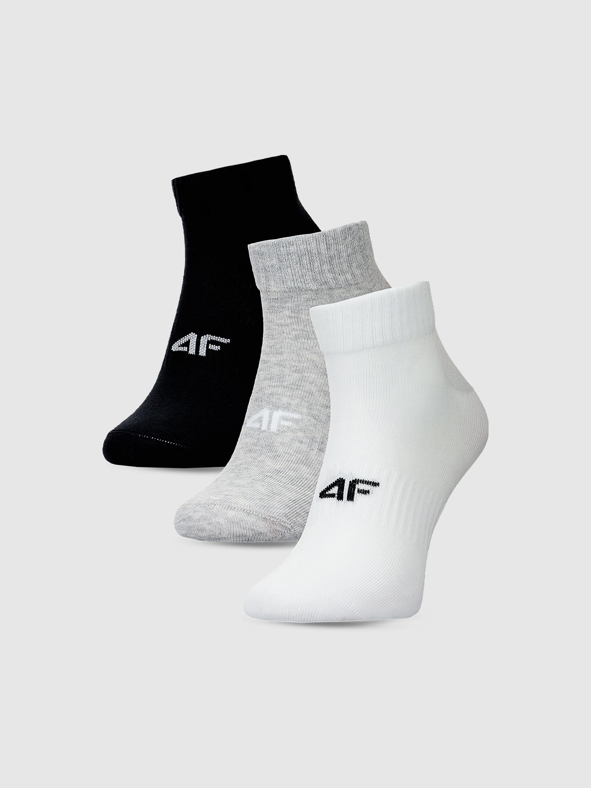 4F Skarpetki casual za kostkę (3-pack) damskie - multikolor 35-38
