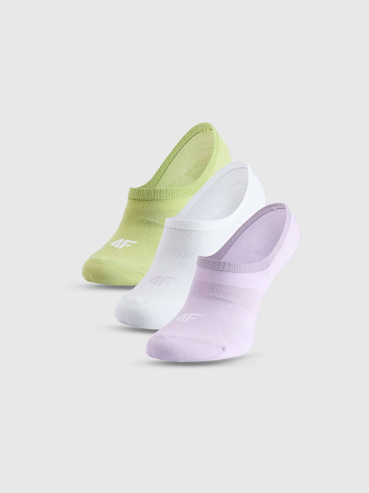 4F Skarpetki casual stopki (3-pack) damskie - multikolor 35-38