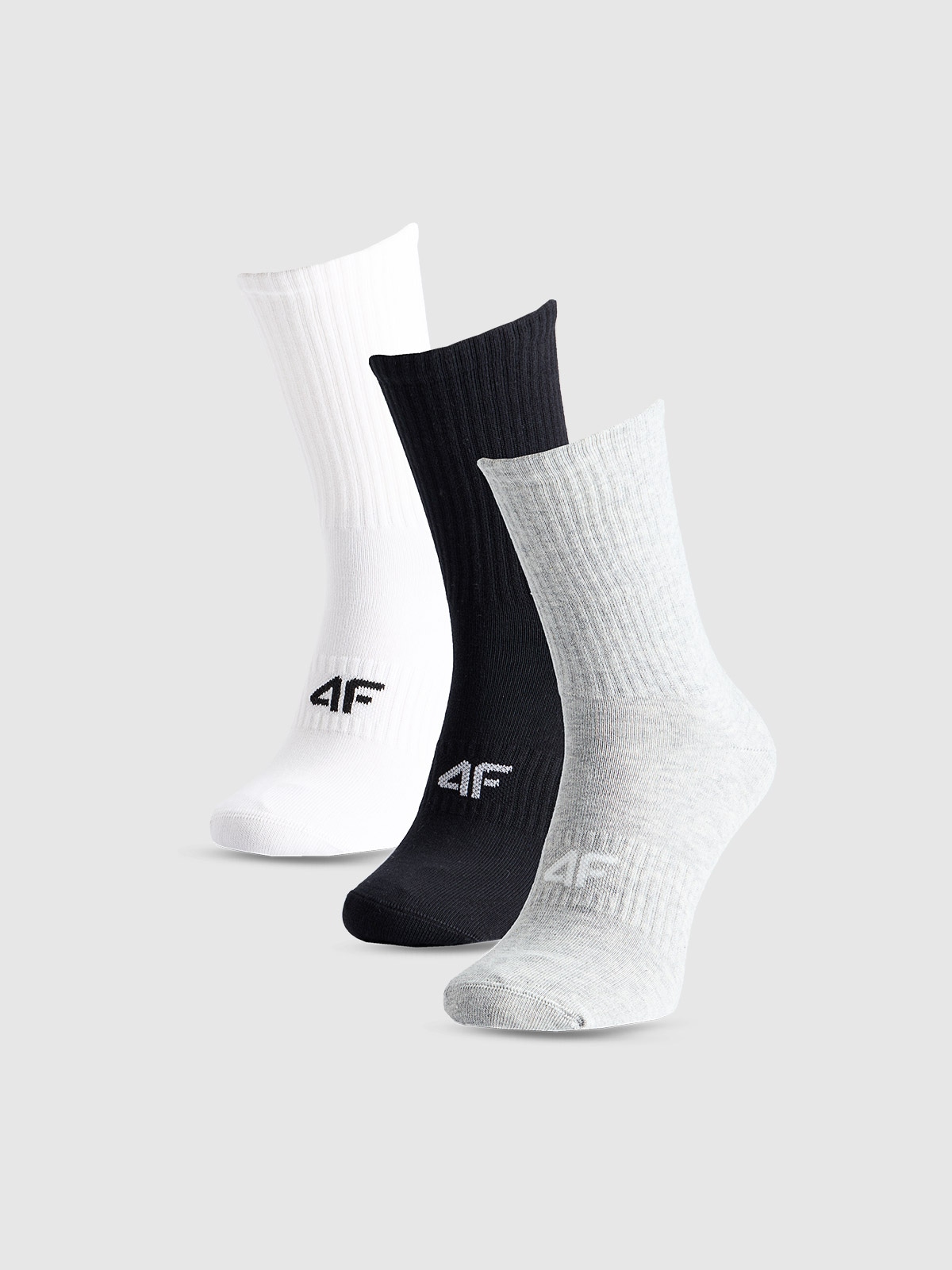 4F Skarpety casual za kostkę (3-pack) damskie - multikolor 35-38