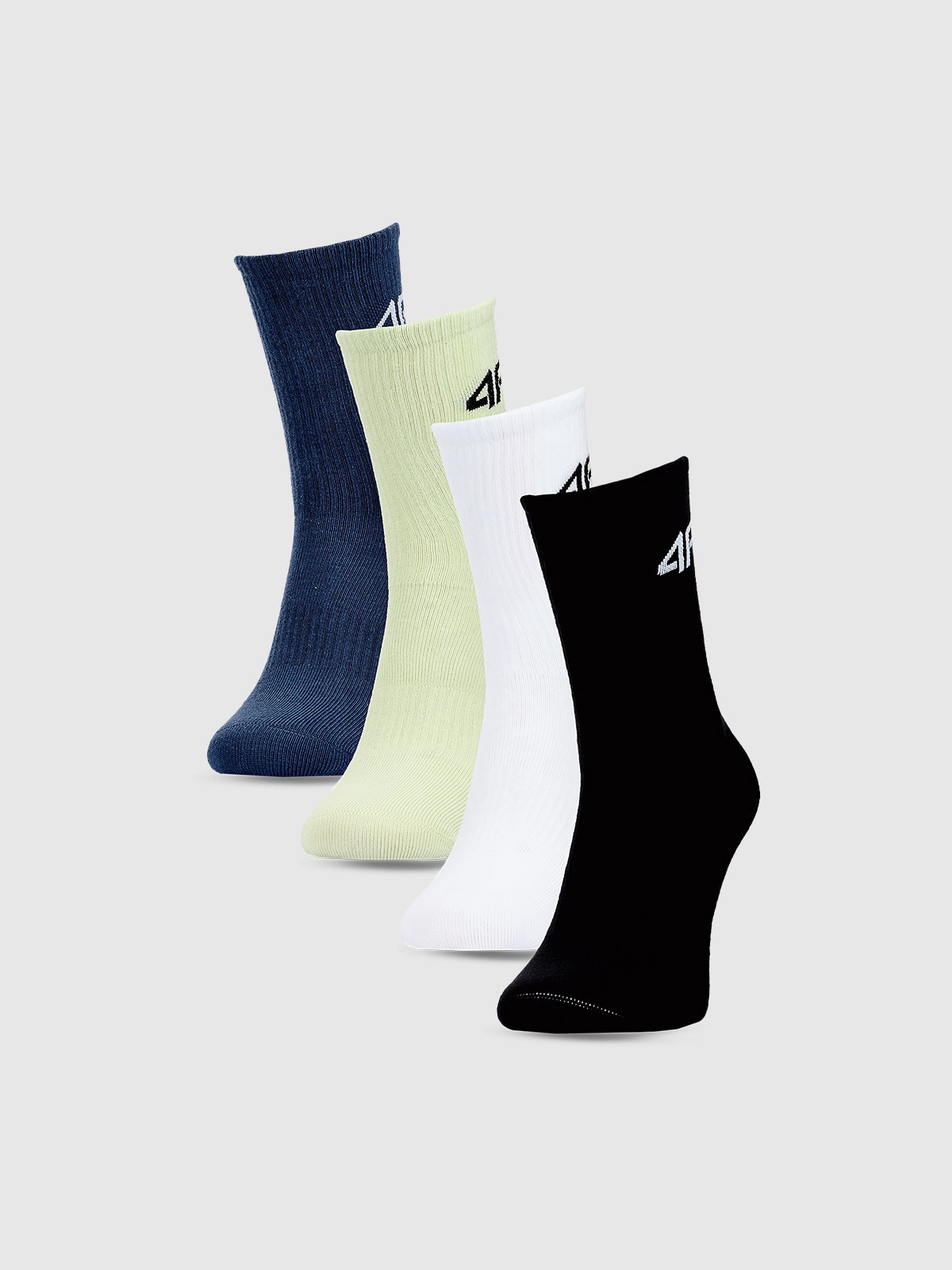 4F Skarpetki casual za kostkę (4-pack) chłopięce - multikolor 32-34