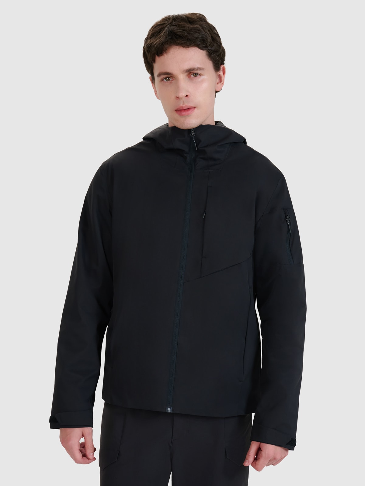 4F Kurtka przejściowa membrana 8000 męska - czarna 3XL