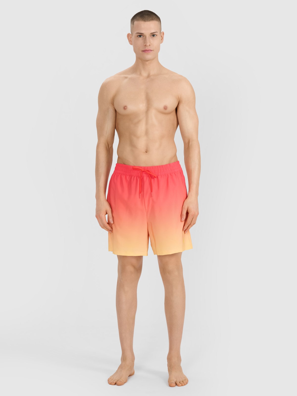 4F Spodenki plażowe męskie - żółte M