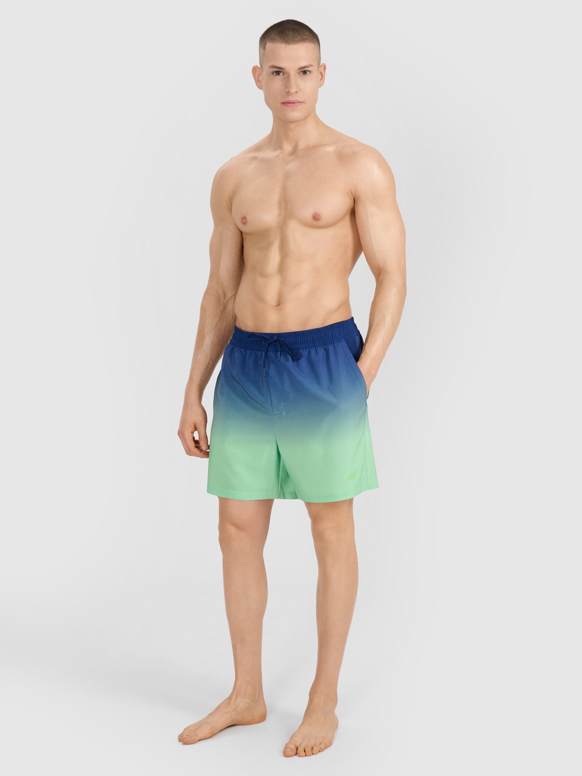 4F Spodenki plażowe męskie - zielone M