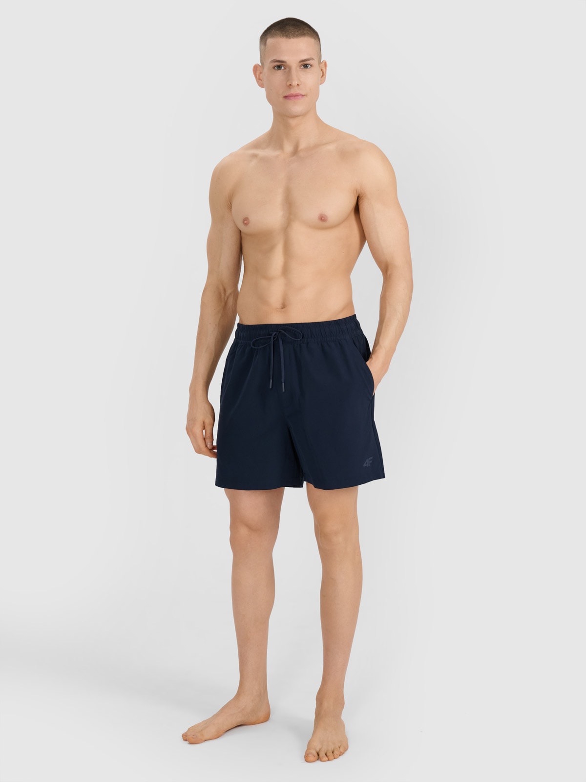 4F Spodenki plażowe męskie - granatowe L