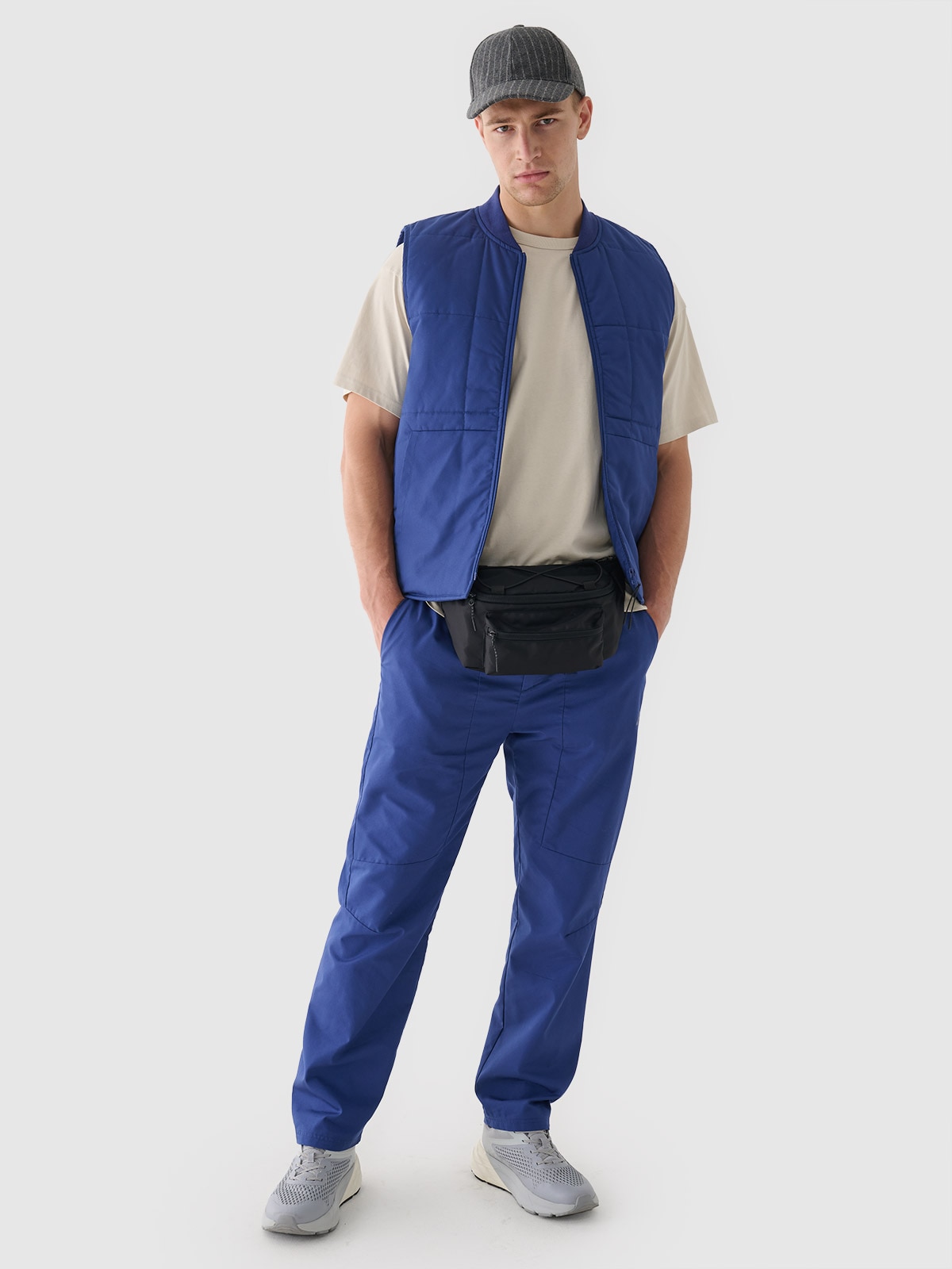 4F Spodnie casual męskie - granatowe XXL