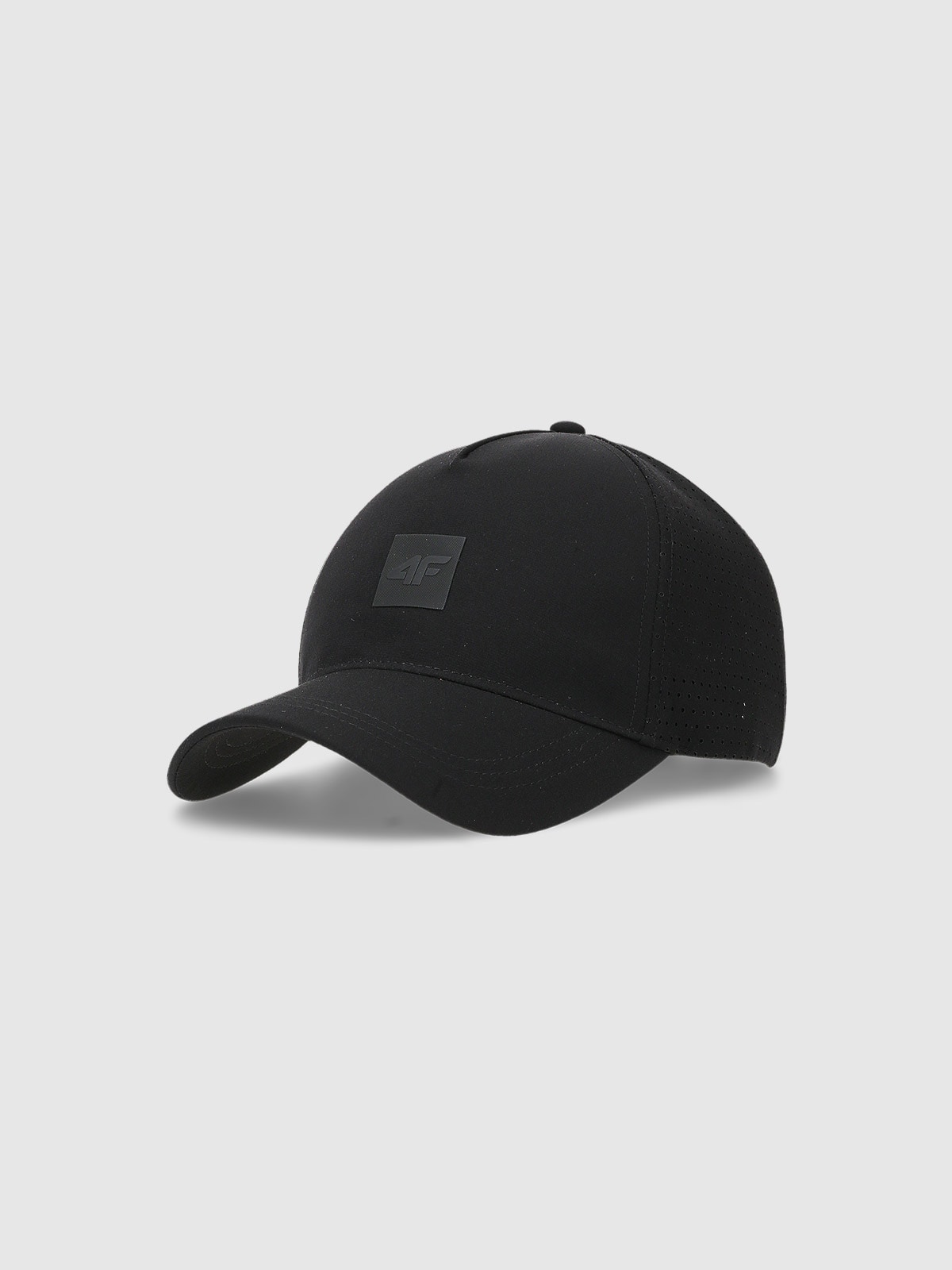 4F Czapka z daszkiem strapback uniseks - czarna S/M