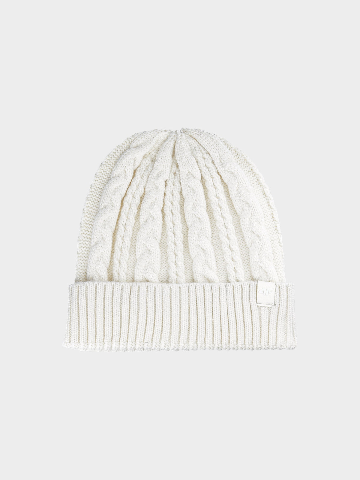 4F Czapka zimowa damska - biała Uniwersalny