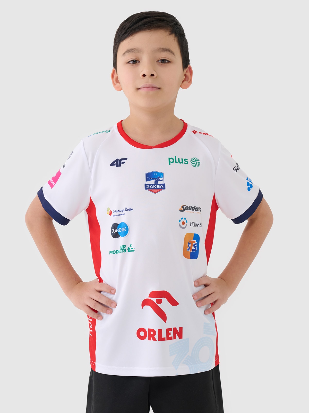 4F Koszulka meczowa replika domowa z sezonu 2024/2025 dziecięca 4F x Zaksa Kędzierzyn-Koźle - multikolor 122/128 (6-8 lat)