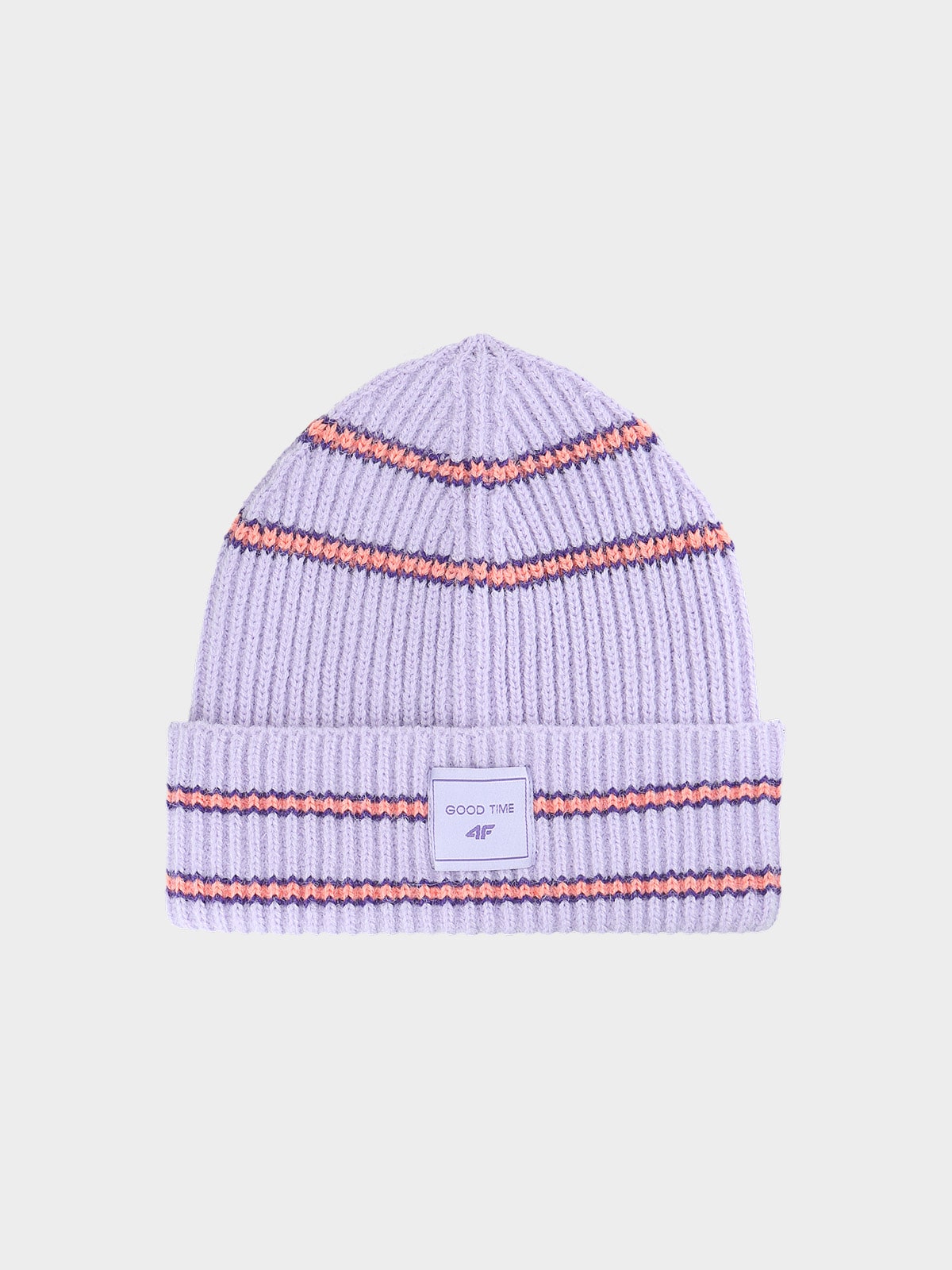 4F Czapka zimowa dziewczęca - fioletowa Uniwersalny