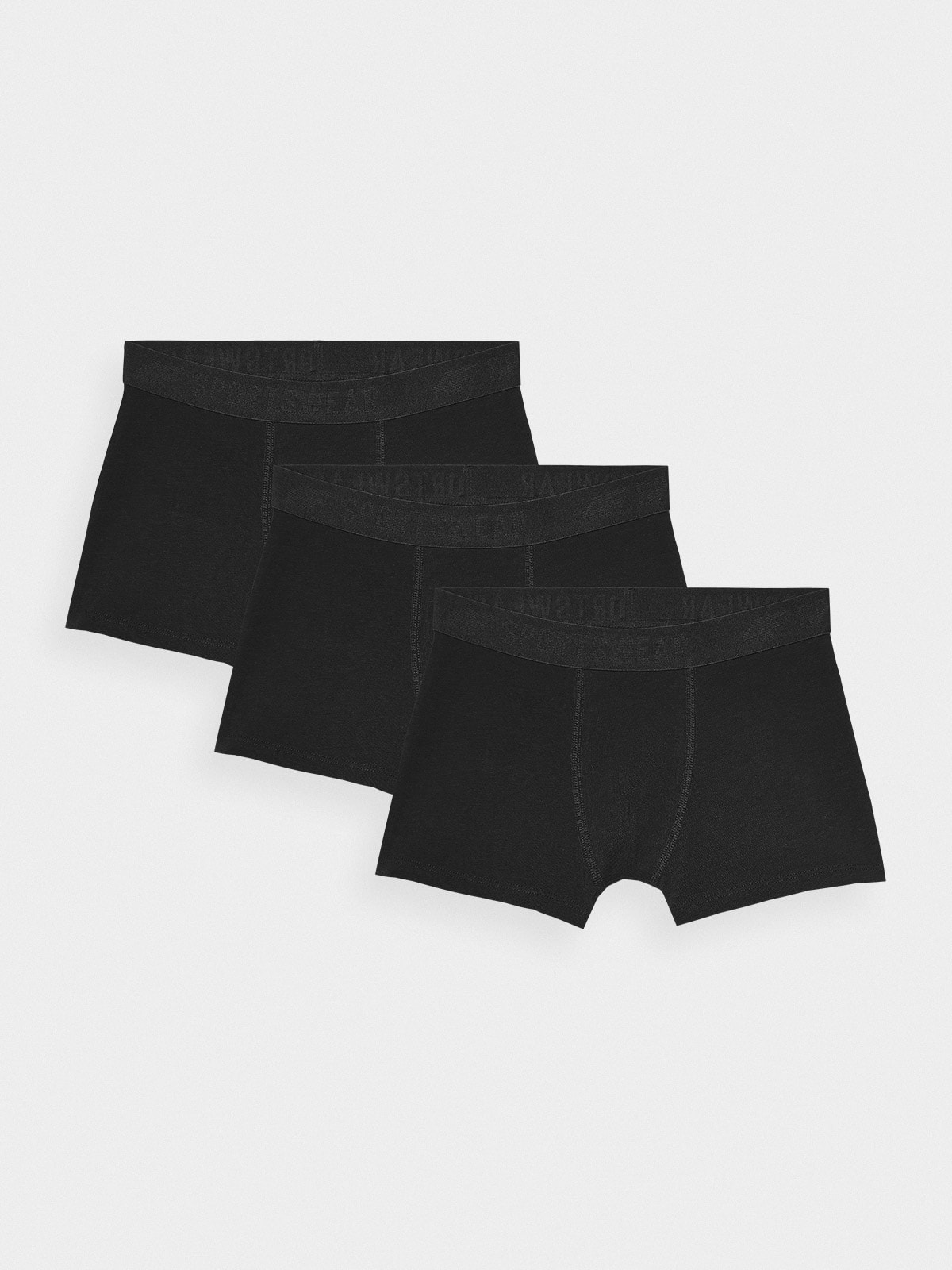 4F Bielizna bokserki (3-pack) chłopięce - czarne 134/140 (8-10 lat)