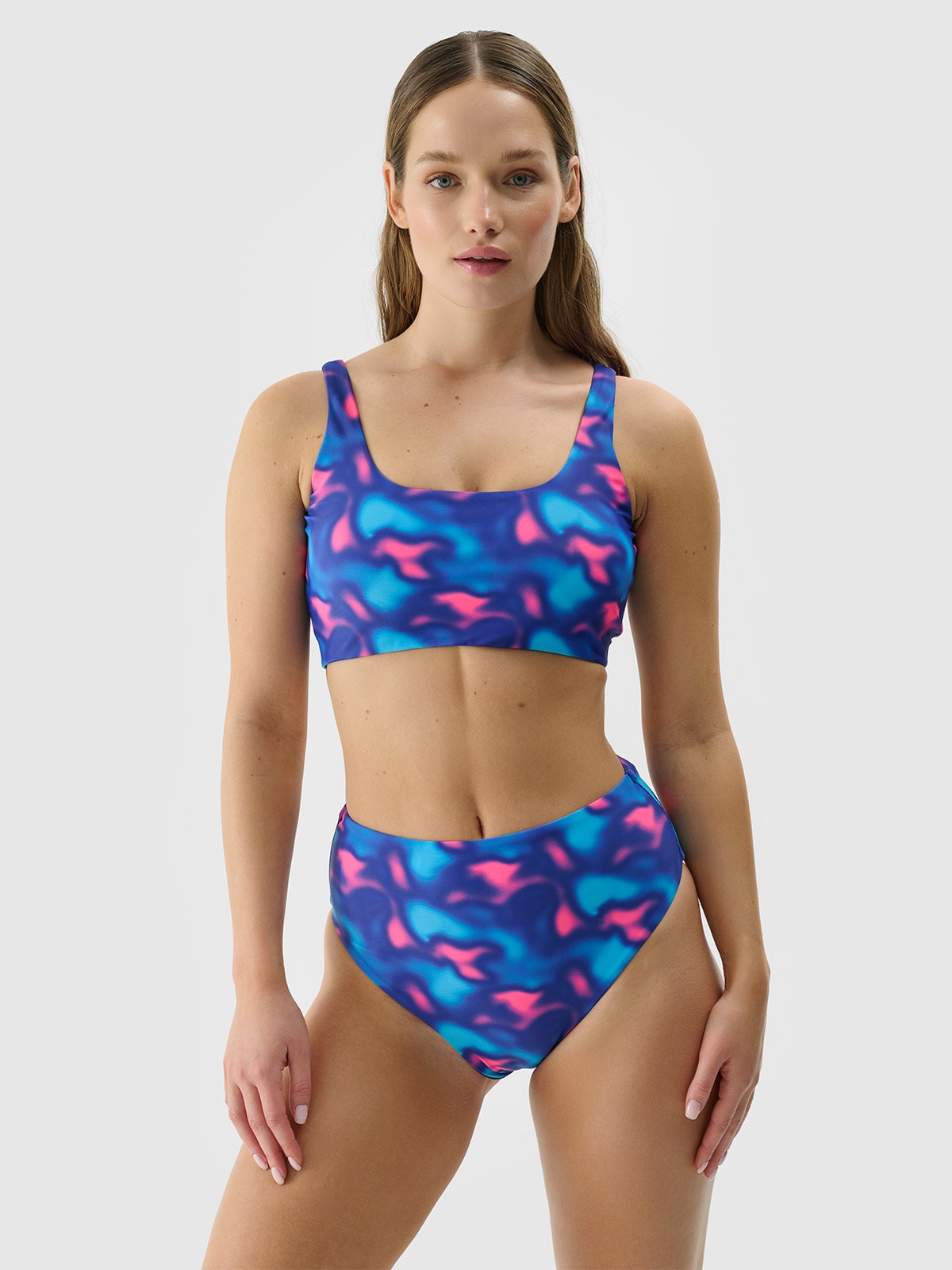 4F Dół od bikini damski - multikolor XS
