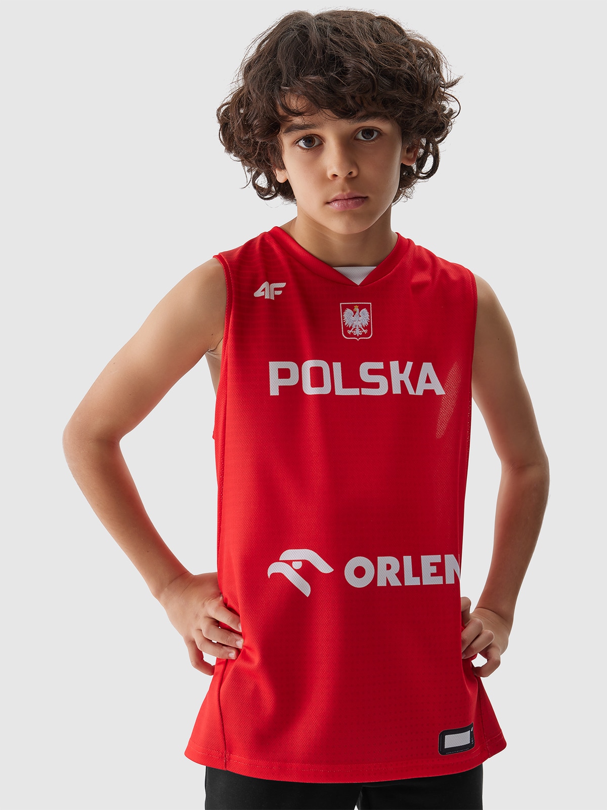 4F Koszulka reprezentacyjna chłopięca 4F x PZKOSZ - multikolor 98/104