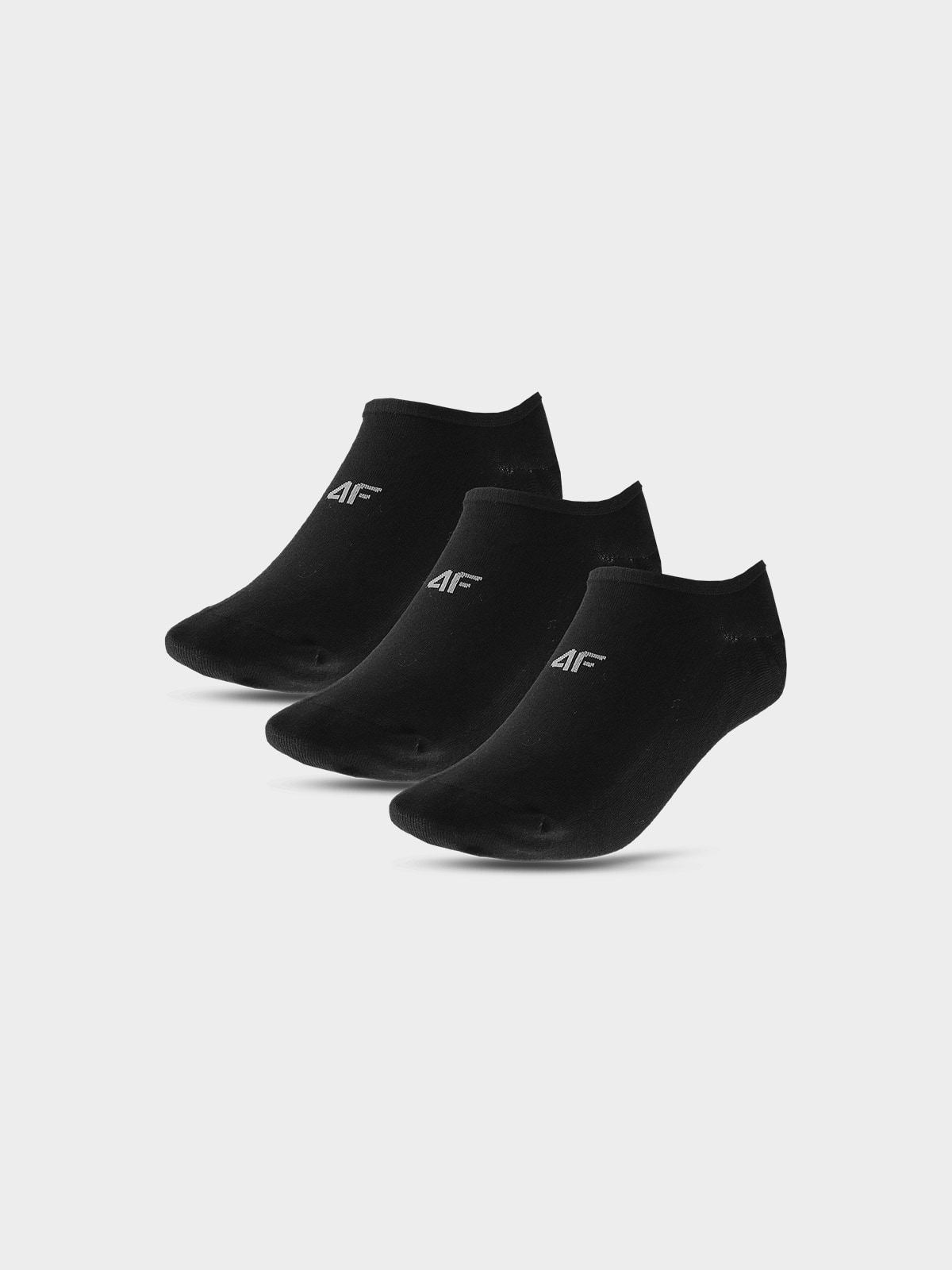 4F Skarpetki casual stopki (3-pack) męskie - czarne 43-46