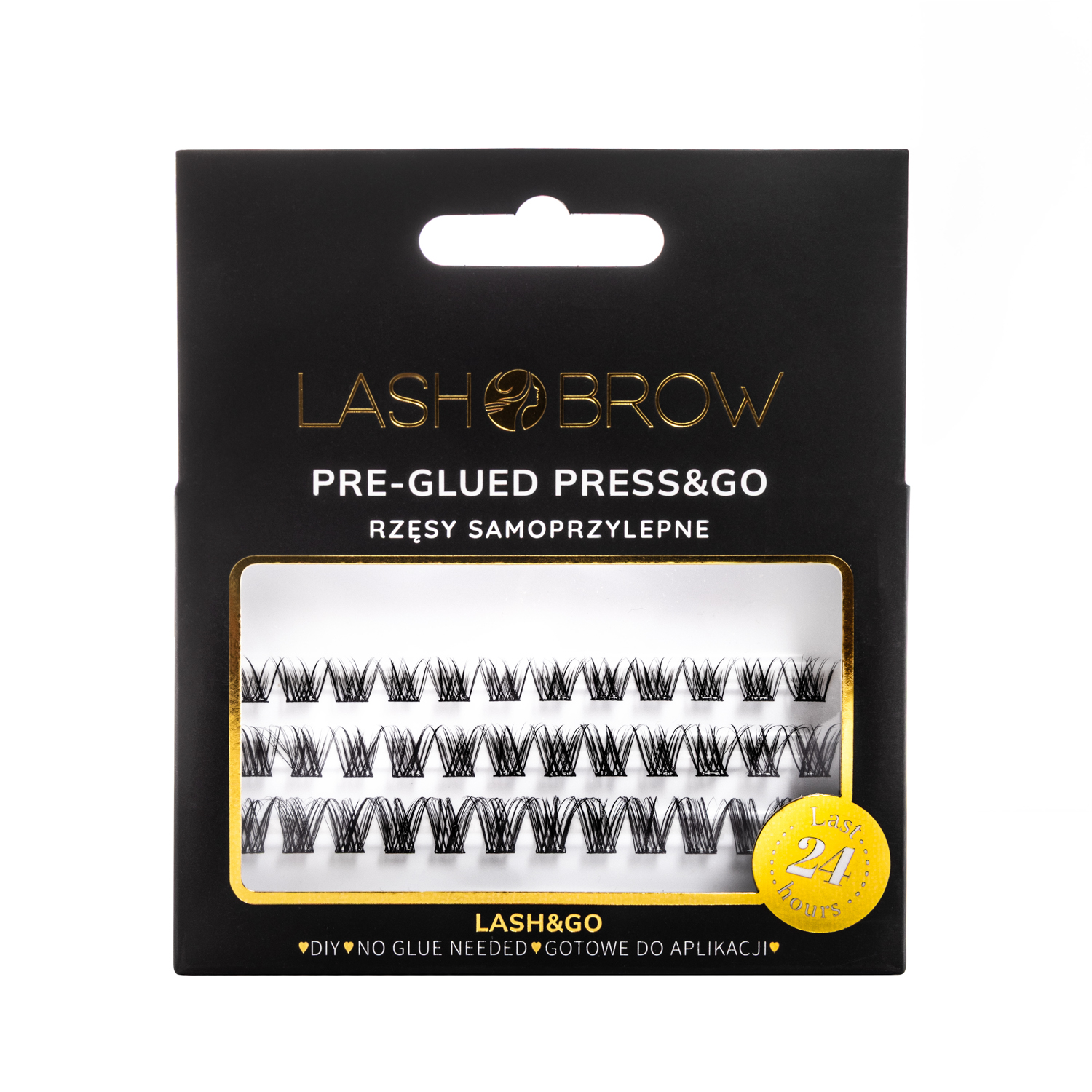 LASH BROW Press & Go Zestaw Kępek Samoprzylepnych Everyday