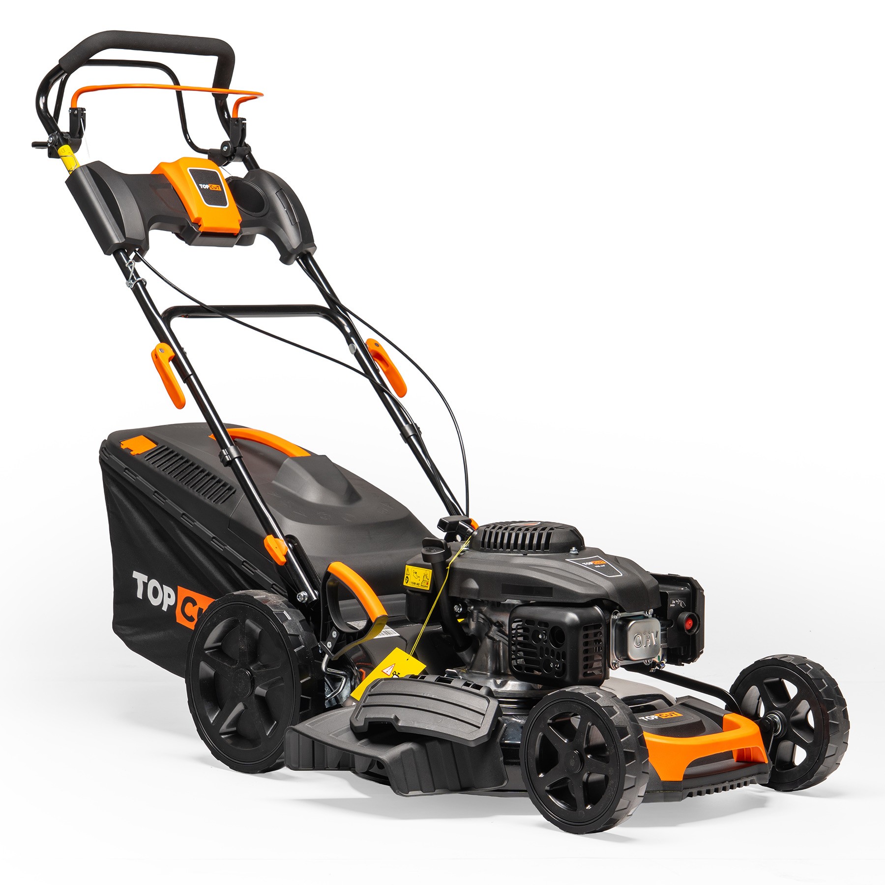 TOP CUT Mocna kosiarka spalinowa z napędem i silnikiem Loncin 196cc TC-LS-51-196L
