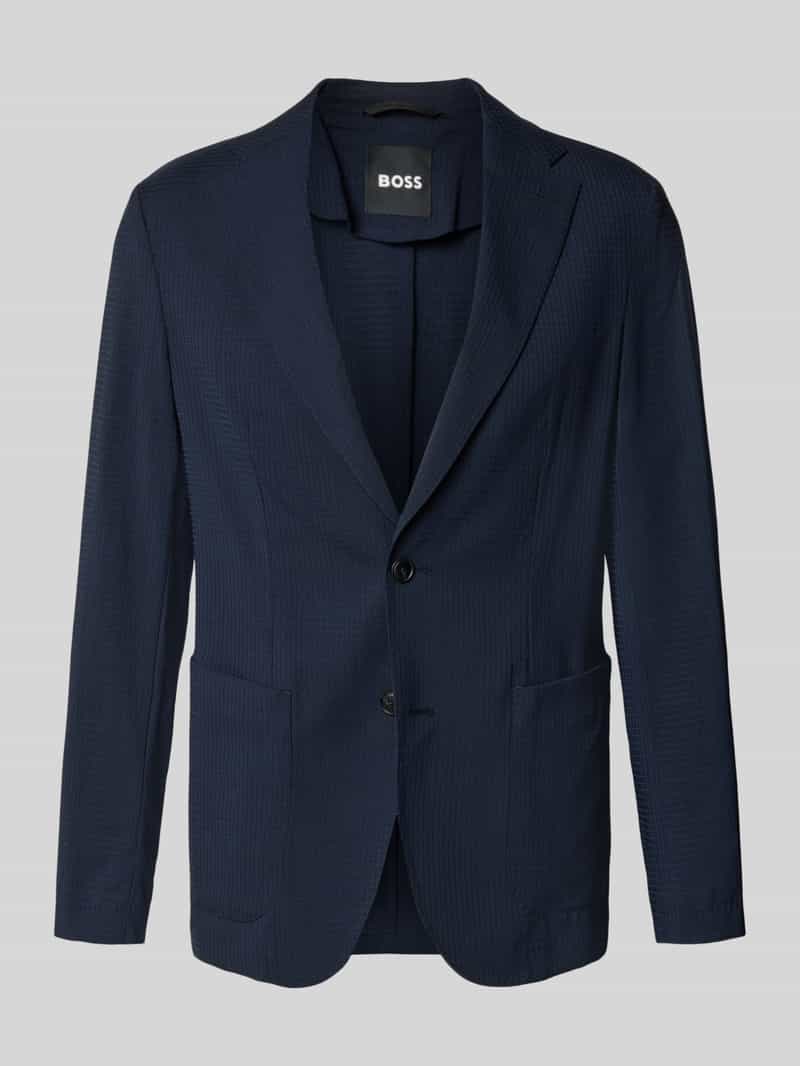 Marynarka garniturowa o kroju slim fit z mieszanki wełny model 'P-HANRY-WG-PK'