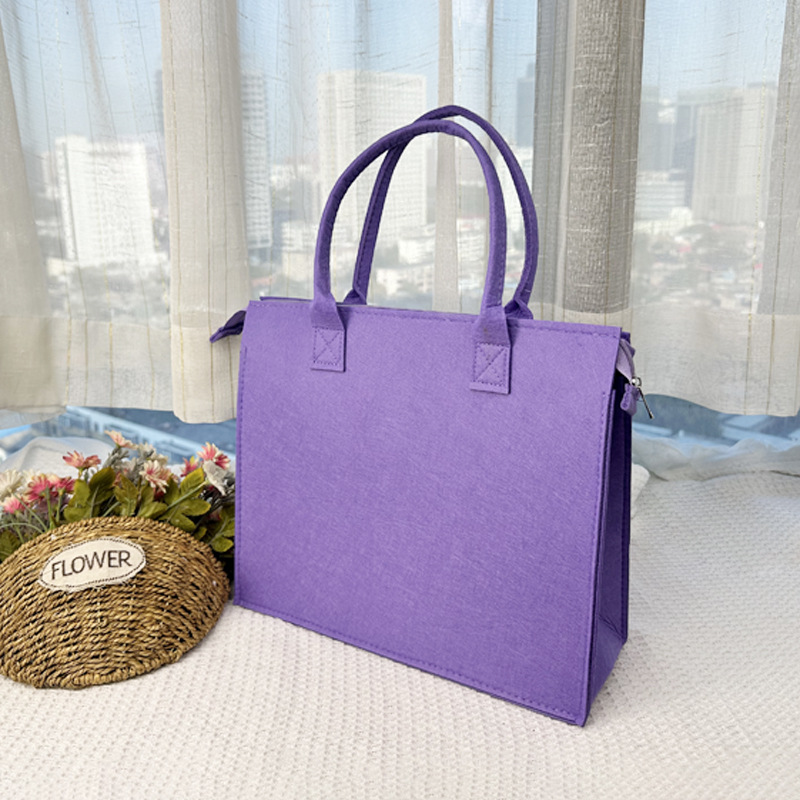 TEMU damska torba typu tote w fioletowym kolorze Idealna do codziennego użytku, na zakupy i dla studentek, zapewniająca dużo miejsca na podróże i