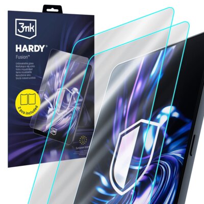 Szkło hybrydowe 3MK Hardy Fusion do Samsung Galaxy Tab S9 FE+ (2 szt.)