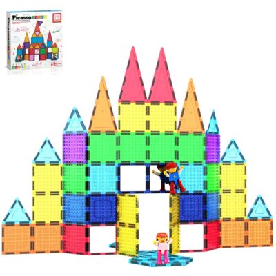 Klocki magnetyczne PICASSOTILES PTL63