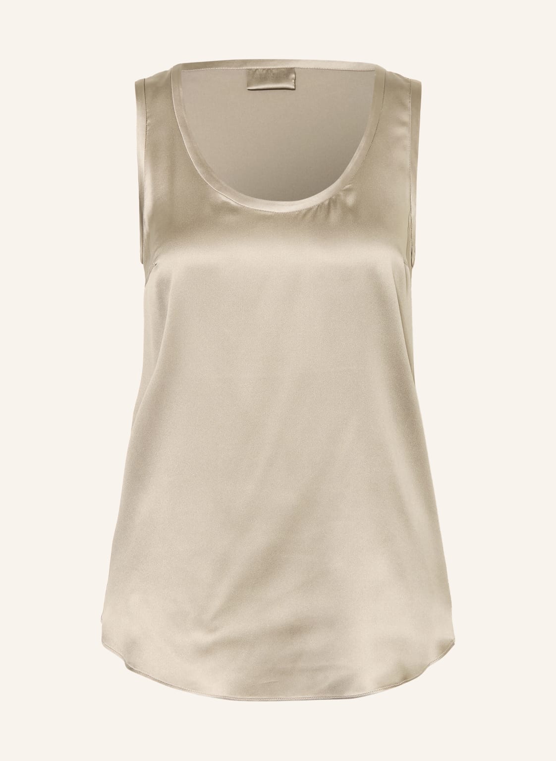 Brunello Cucinelli Top Z Jedwabiu gruen