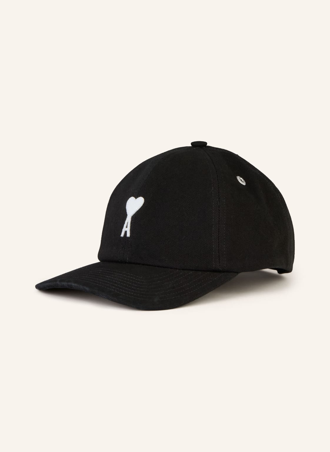 Ami Paris Czapka Ami De Coeur schwarz