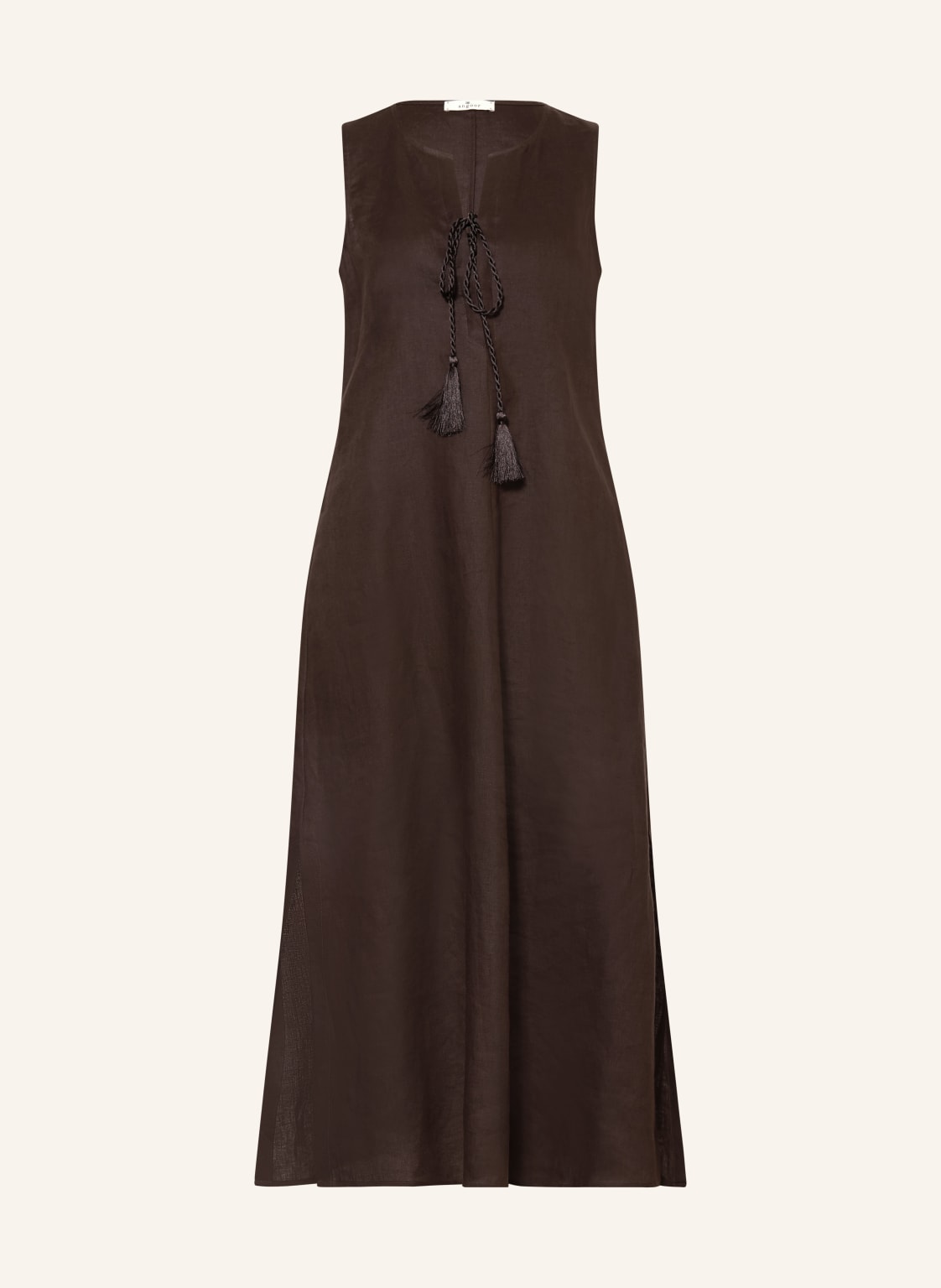 Angoor Sukienka Lniana Franka braun