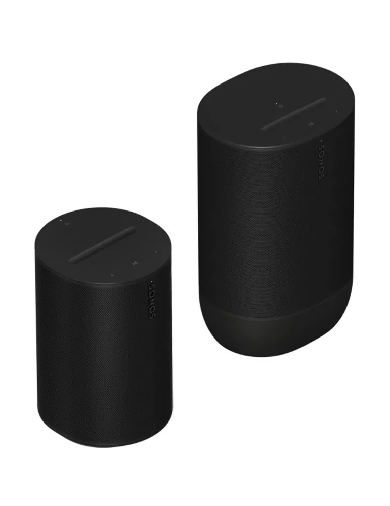 Zestaw Sonos Move 2 + Era 100 — Profesjonalne głośniki do domu, Kolor: Czarny