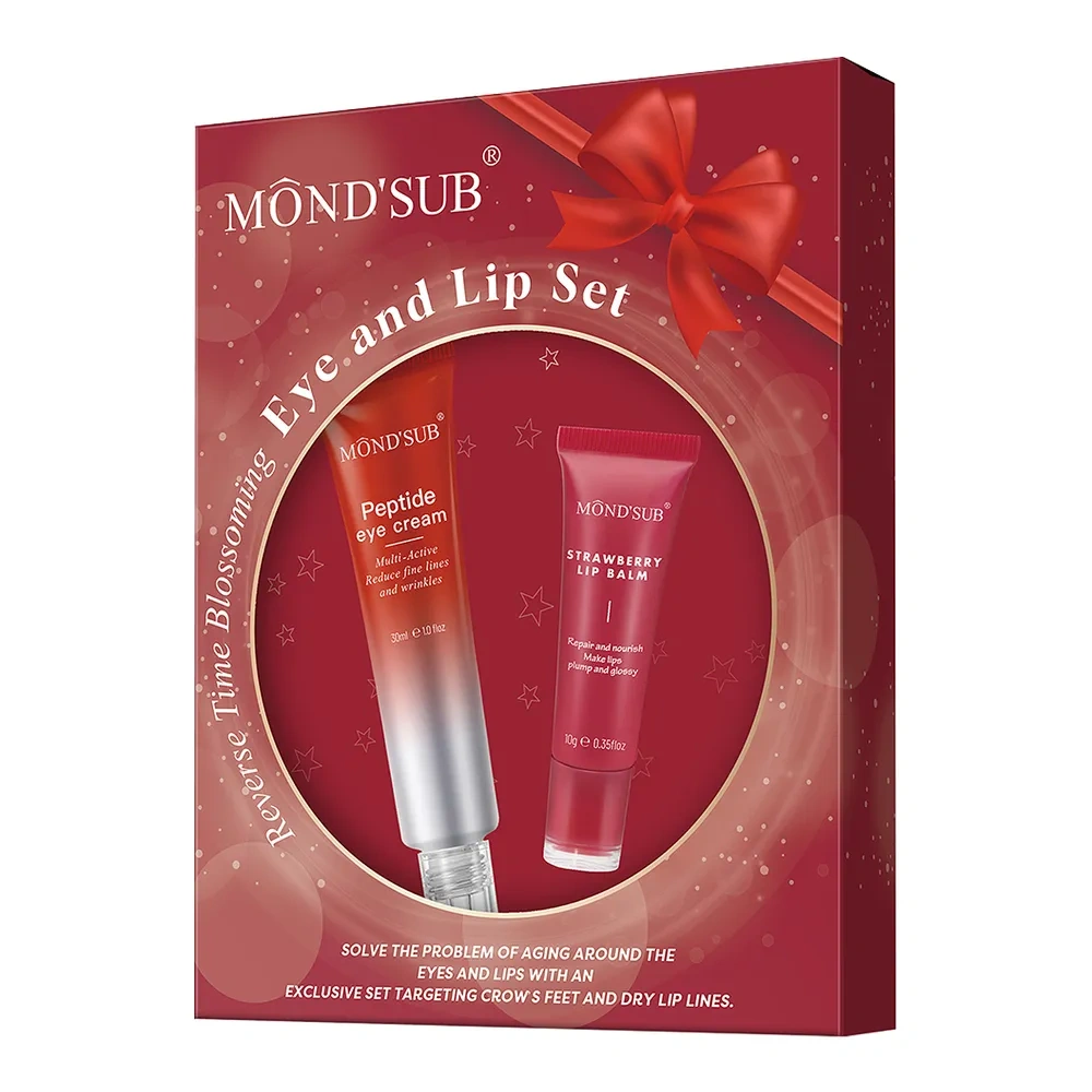 Mond'Sub Time Blossoming Set zestaw kosmetyków do pielęgnacji krem pod oczy 30 ml + balsam do ust 10 g