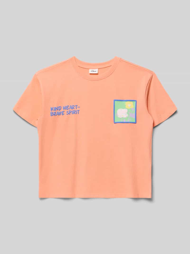 T-shirt o kroju oversized z czystej Bawełny