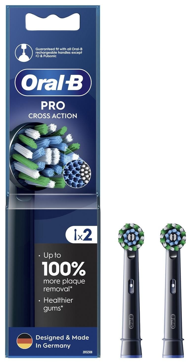 Oral-B EB50BRB CrossAction 2 szt. czarny