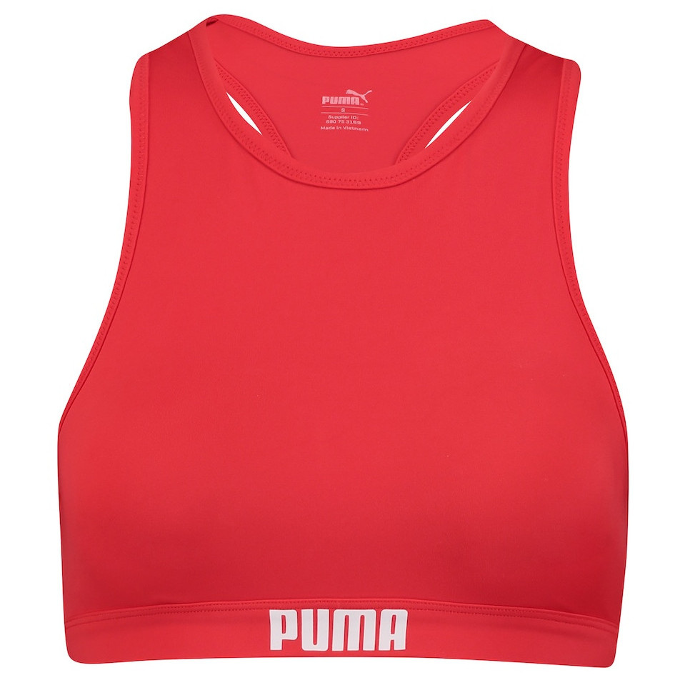 Damski strój kąpielowy Puma Racerback Top Rozmiar: XL / Kolor: czerwony