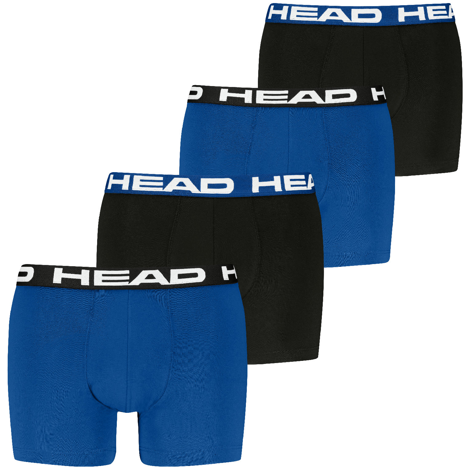 Męskie bokserki Head Men Basic Boxer 4P Rozmiar: XL / Kolor: czarny/niebieski