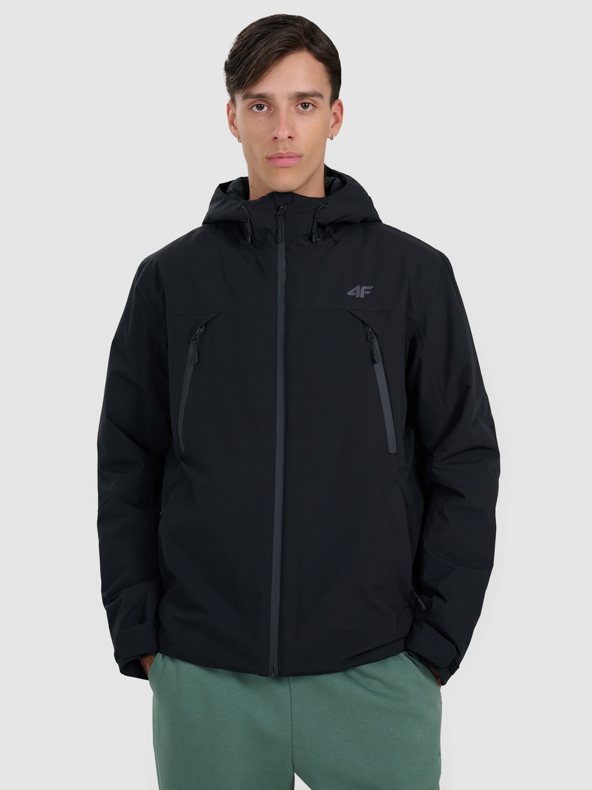 4F Kurtka przejściowa membrana 10000 męska - czarna S
