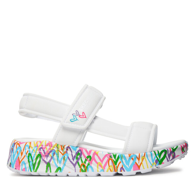 Sandały Skechers Uno Lite Sandal - Sunny Love 314094L/WMN Biały