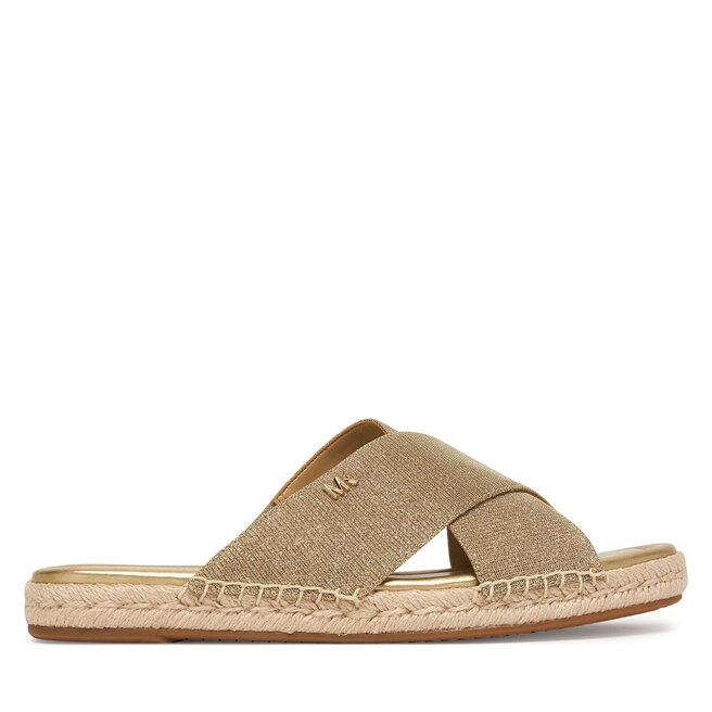 Espadryle MICHAEL Michael Kors Kenzie 40S6KZFS3D Złoty
