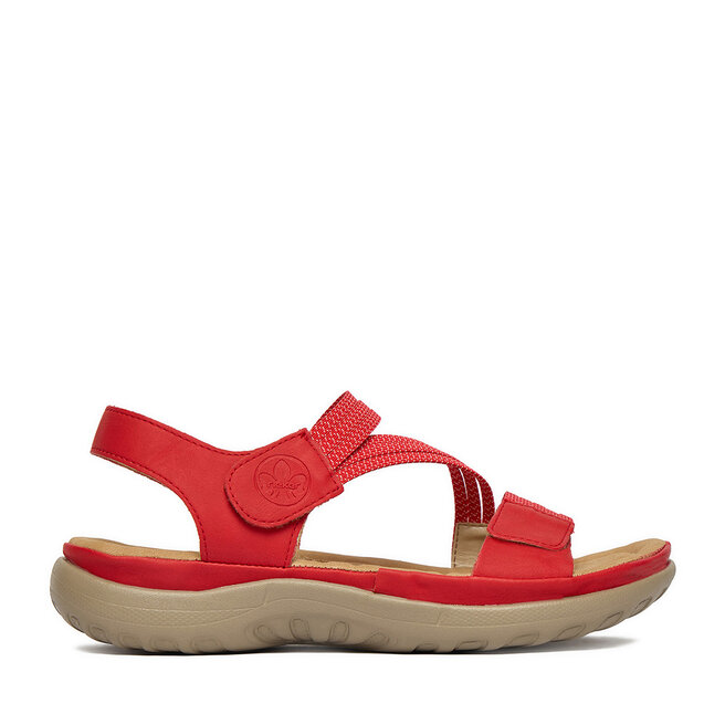 Sandały Rieker CEO-64870-33 Czerwony