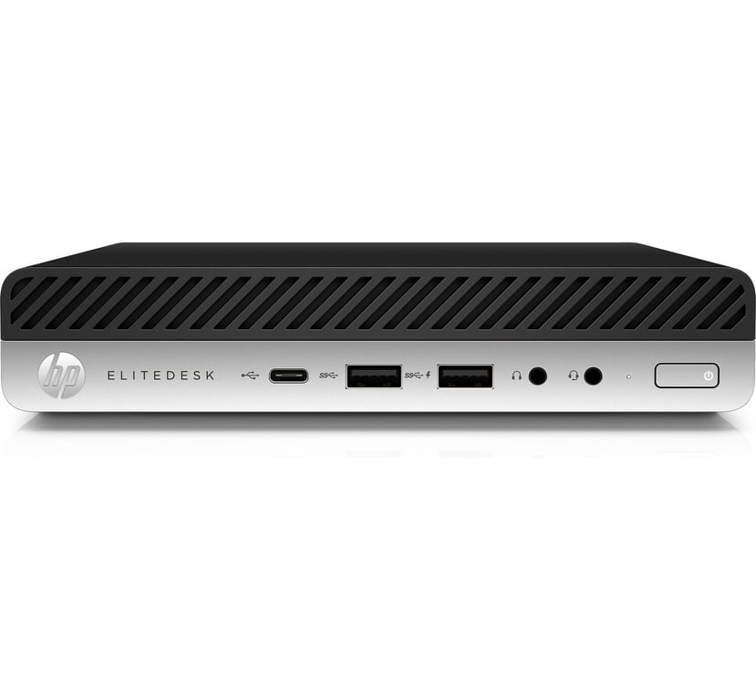 T1A HP EliteDesk 800 G4 Intel® Core™ i5 i5-8500T 16 GB DDR4-SDRAM 512 GB SSD Windows 11 Pro Mini PC Czarny, Srebrny